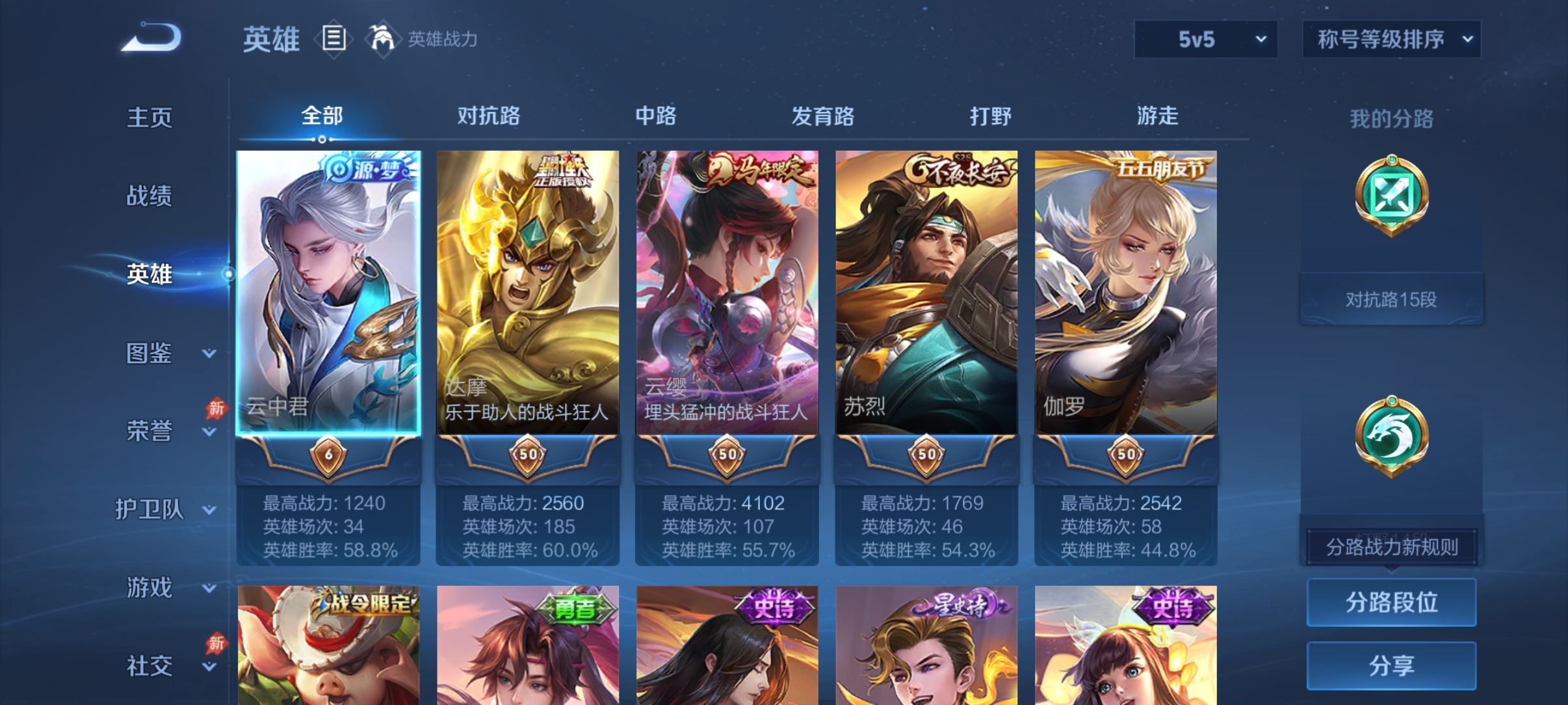 WZMMN4764550王者荣耀账号详情图4 WZMMN4764550王者荣耀账号详情图4